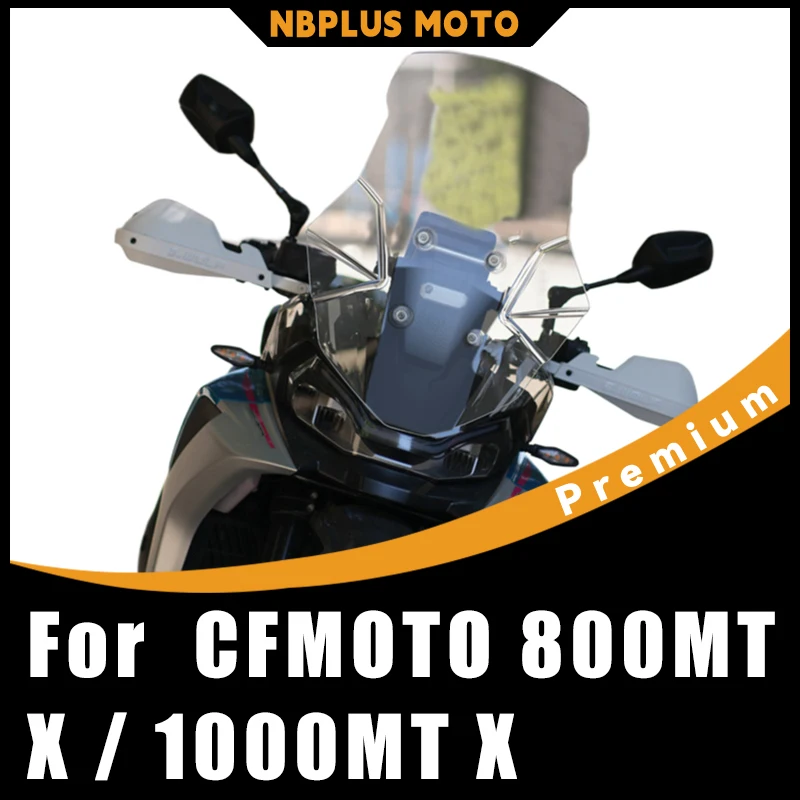 【Premium】For CFMOTO 800MT‑X / 1000MT‑X Modified Heightened Large Front Windshield, Wind & Rain Deflector Accessories
【Premium】For CFMOTO 800MT‑X / 1000MT‑X Modified Heightened Large Front Windshield, Wind & Rain Deflector Accessories