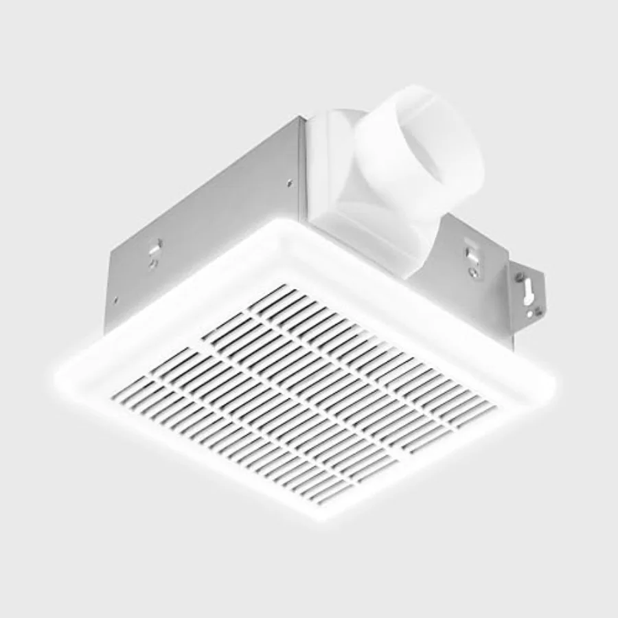 Bathroom Exhaust Fan with Light Super Quiet 1.5Sone Bathroom Fan with Light 800lm 3CCT LED 3000K/4000K/5000K Selectable Energy
Bathroom Exhaust Fan with Light Super Quiet 1.5Sone Bathroom Fan with Light 800lm 3CCT LED 3000K/4000K/5000K Selectable Energy