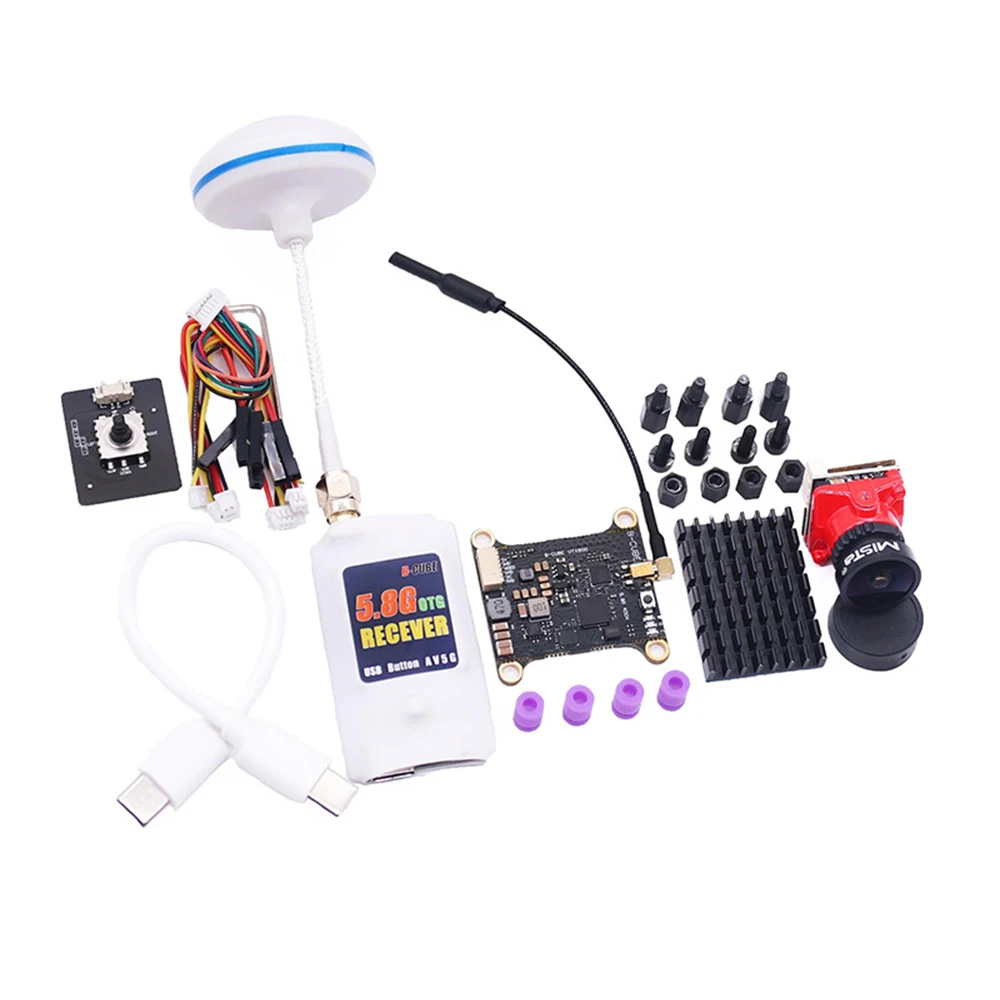 B-CUBE FPV Combo 5.8GHz FPV Transmitter 800mW VTX OTG Receiver 2000TVL 165° FOV 2.1mm Lens 1080P FPV Camera for RC Racing Drone
B-CUBE FPV Combo 5.8GHz FPV Transmitter 800mW VTX OTG Receiver 2000TVL 165° FOV 2.1mm Lens 1080P FPV Camera for RC Racing Drone