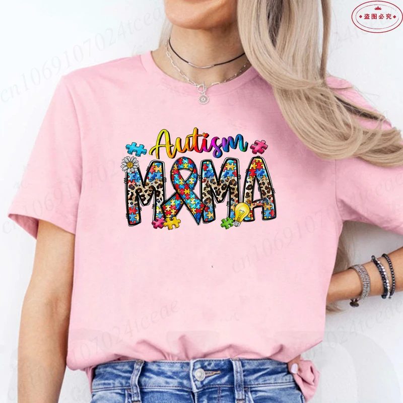 Autism Mama T-shirt for Women Awareness Neuro Diverse Mommy Summer Short Sleeve Tees Autism Support Harajuku Aesthetic Tops
Autism Mama T-shirt for Women Awareness Neuro Diverse Mommy Summer Short Sleeve Tees Autism Support Harajuku Aesthetic Tops
