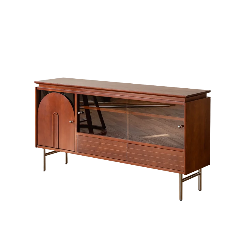 Solid wood dining side cabinet, antique living room, arch side cabinet, entrance storage wine cabinet
Solid wood dining side cabinet, antique living room, arch side cabinet, entrance storage wine cabinet
