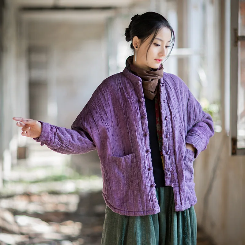 Zen-Inspired 'Dirty Dye' Coat: Winter Ramie-Linen, Upgraded Quilted & Warm.
Zen-Inspired 'Dirty Dye' Coat: Winter Ramie-Linen, Upgraded Quilted & Warm.