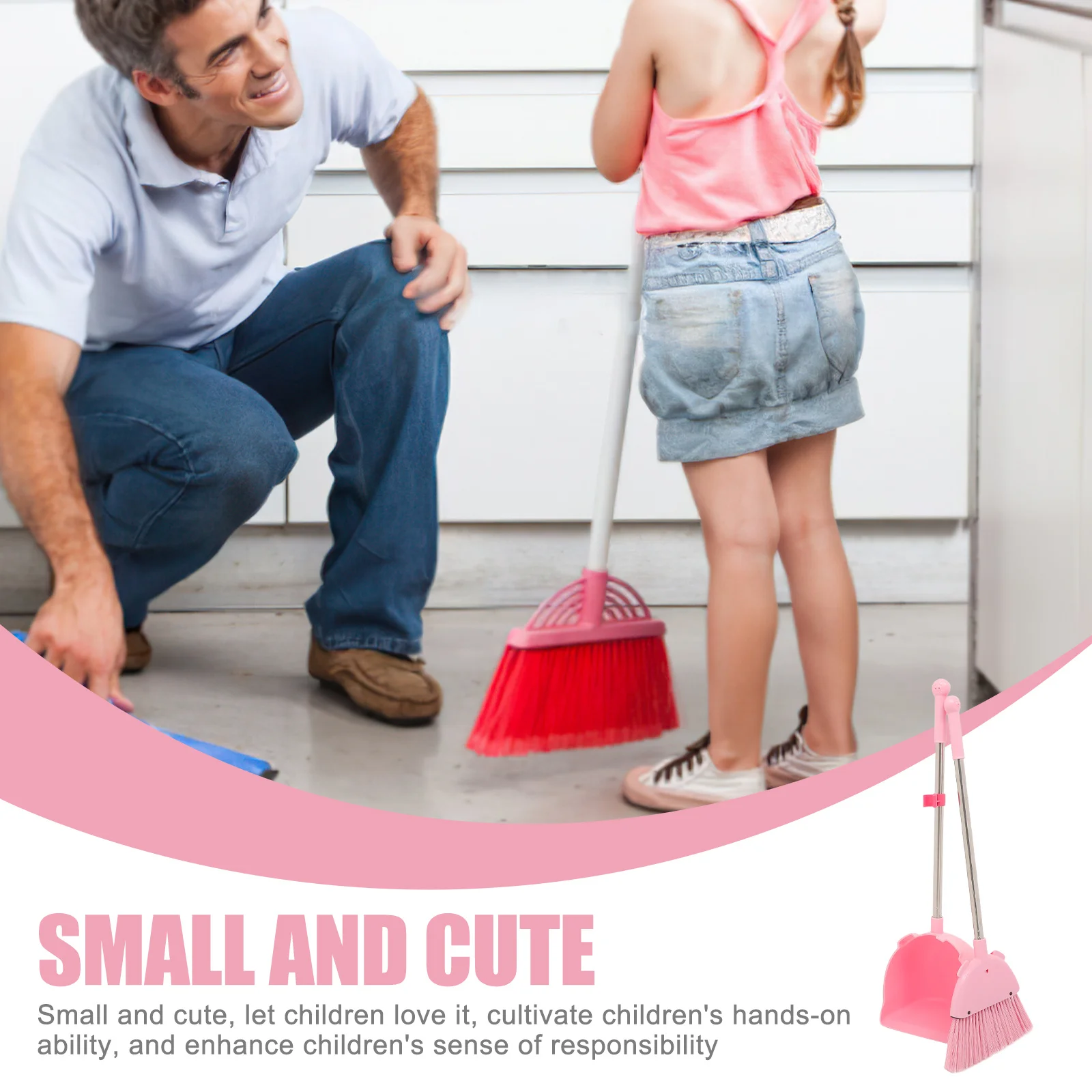 1 set 1 Set Children'S Broom Dustpan Set Small Size Ergonomic Design Large Cleaning Area Durable Household Cleaning Playset For
1 set 1 Set Children'S Broom Dustpan Set Small Size Ergonomic Design Large Cleaning Area Durable Household Cleaning Playset For