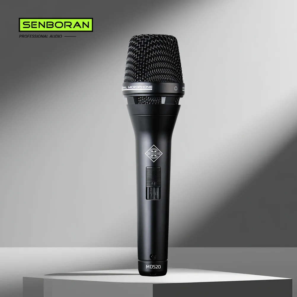 Metal MD520 dynamic microphone cardioid directional suitable for recording vocals stage singing band performance wired microphon
Metal MD520 dynamic microphone cardioid directional suitable for recording vocals stage singing band performance wired microphon