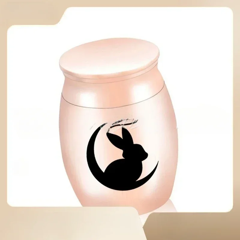 Cute Rabbit and Moon Cremation Keepsake Urns for Human Ashes of Pet Mini Small Funeral Casket Titanium Steel Angel Memorial Jar
Cute Rabbit and Moon Cremation Keepsake Urns for Human Ashes of Pet Mini Small Funeral Casket Titanium Steel Angel Memorial Jar