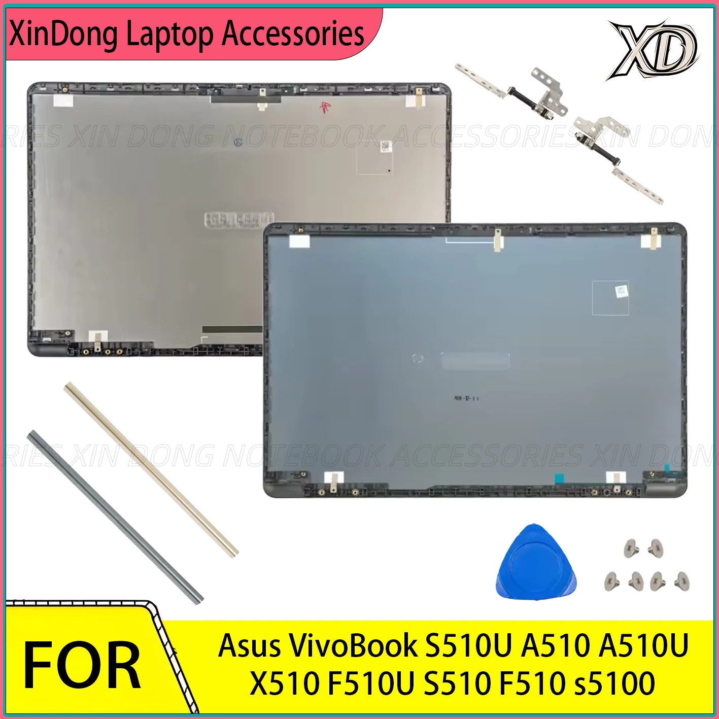NEW Metal Case For VivoBook S510U A510 A510U X510 F510U S510 F510 LCD Back Cover Laptop Housing Case Hinges Hingecover 15.6inch
NEW Metal Case For VivoBook S510U A510 A510U X510 F510U S510 F510 LCD Back Cover Laptop Housing Case Hinges Hingecover 15.6inch