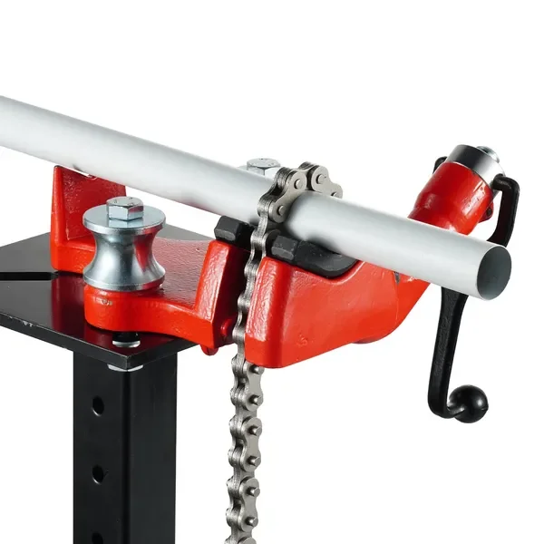 Усиленные цепные тиски для труб, диапазон обработки 1/8-5 дюймов, прочная цепь 26 футов и чугунное основание, крепление на фаркоп с опорной пластиной
Усиленные цепные тиски для труб, диапазон обработки 1/8-5 дюймов, прочная цепь 26 футов и чугунное основание, крепление на фаркоп с опорной пластиной