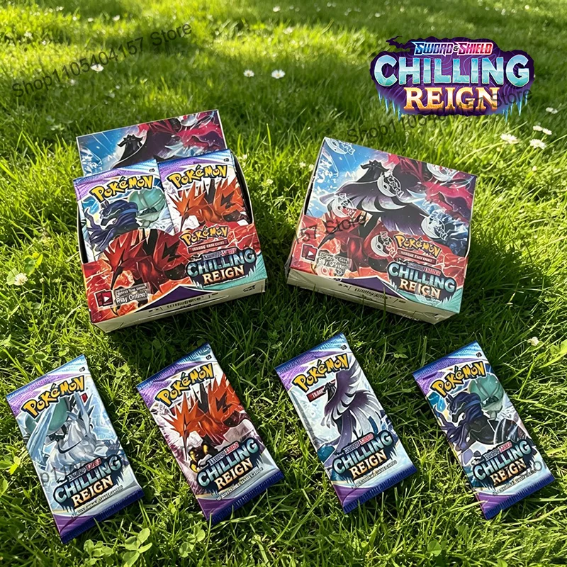 360Pcs Pokemon Cards TCG Sword Shield Chilling Reign Booster English Battle Transaction Card Trading Cards Game Collection Cards
360Pcs Pokemon Cards TCG Sword Shield Chilling Reign Booster English Battle Transaction Card Trading Cards Game Collection Cards