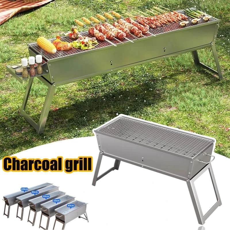 Outdoor Barbecue Grill Stainless Steel Charcoal BBQ Stove Portable Home Folding Wood-Burning BBQ Grill for Camping Picnic BBQ
Outdoor Barbecue Grill Stainless Steel Charcoal BBQ Stove Portable Home Folding Wood-Burning BBQ Grill for Camping Picnic BBQ