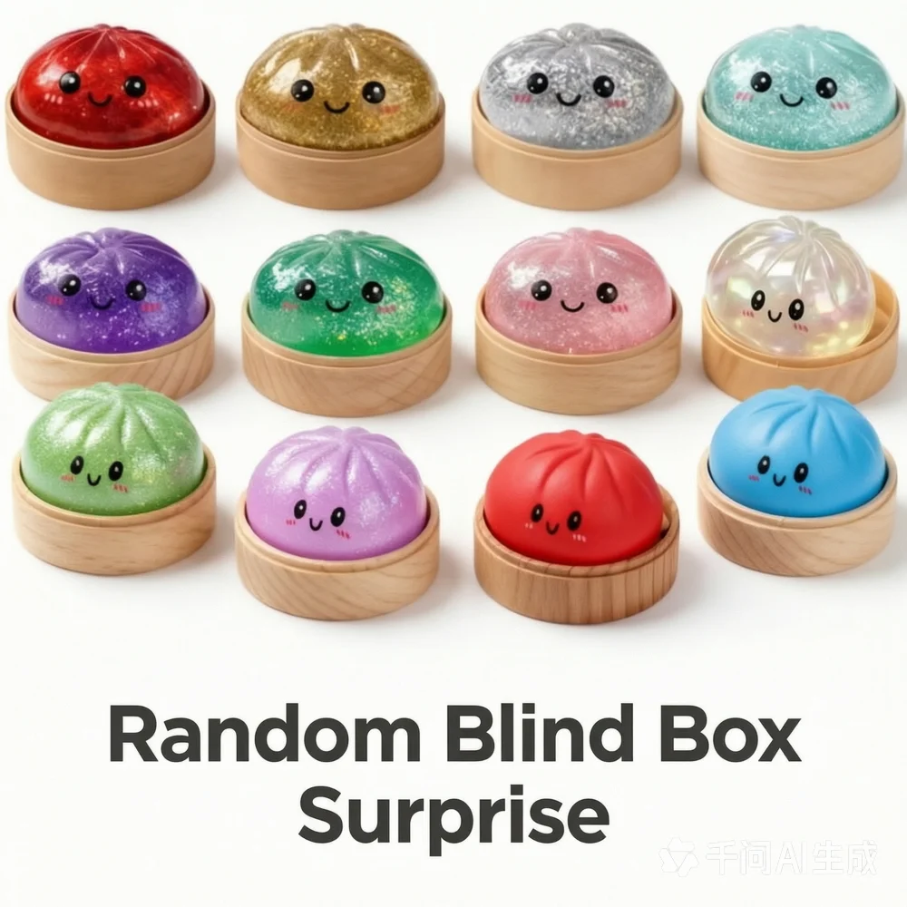 Giant Dumpling Mystery Box: Random Color Glitter Squishy Toy, Maltose Texture Slow Rising Stress Ball, Aesthetic Desk Toys
Giant Dumpling Mystery Box: Random Color Glitter Squishy Toy, Maltose Texture Slow Rising Stress Ball, Aesthetic Desk Toys