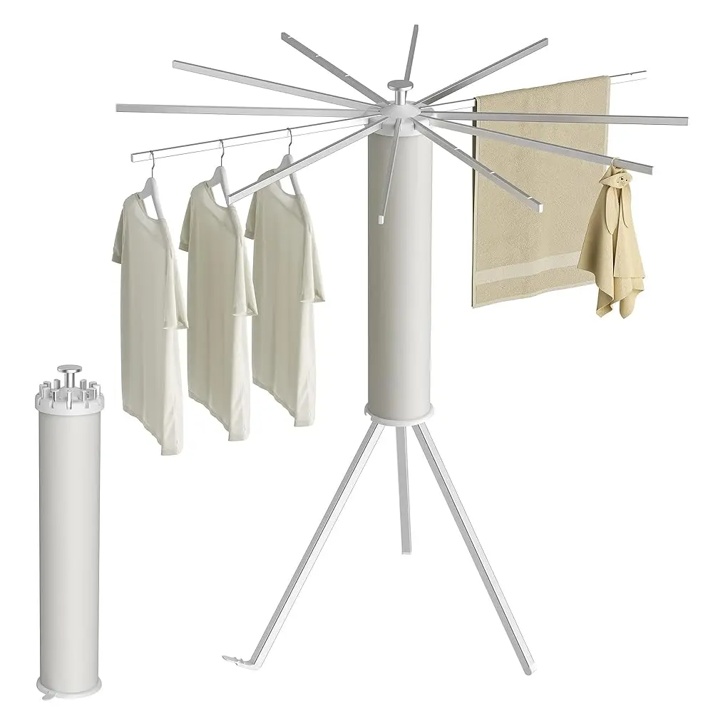 Free ShippingTripod Clothes Drying Rack, Garment Rack Portable and Foldable Space Saving Laundry Drying Rack - Dryer Rack Clothi
Free ShippingTripod Clothes Drying Rack, Garment Rack Portable and Foldable Space Saving Laundry Drying Rack - Dryer Rack Clothi