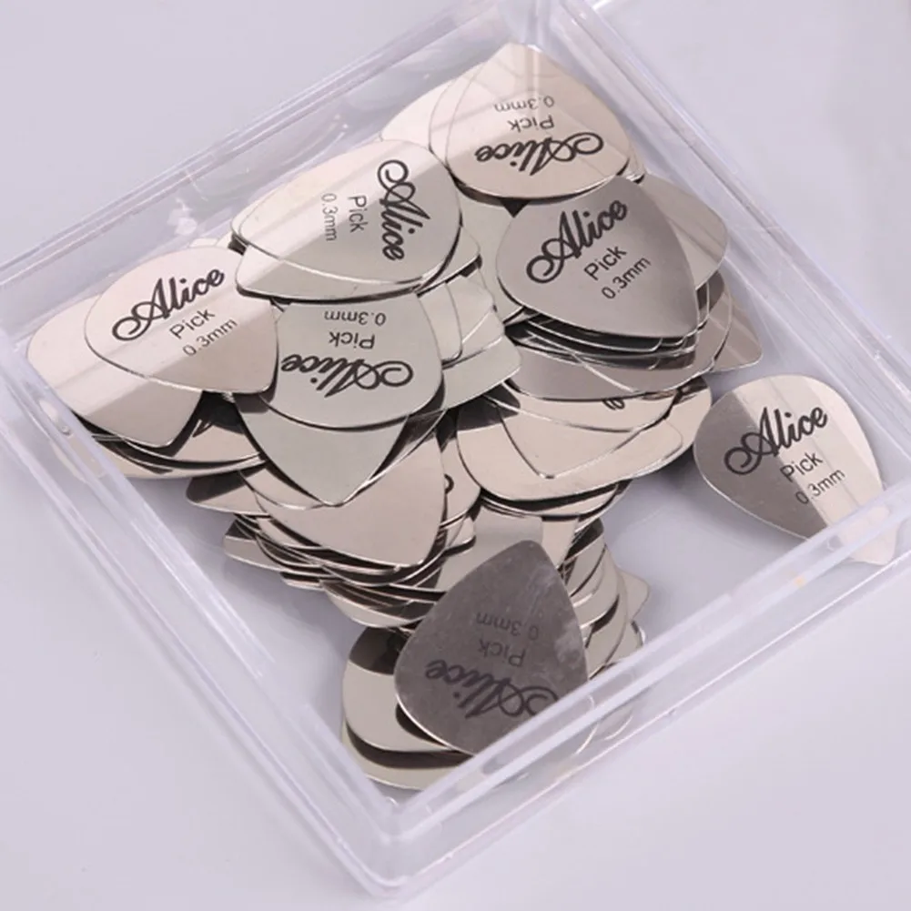 Alice 6pcs Metal Guitar Picks Plectrums Steel Acoustic Electric 0.3mm Heavy Hard Speed Type Guitar Accessories Guitar Picks
Alice 6pcs Metal Guitar Picks Plectrums Steel Acoustic Electric 0.3mm Heavy Hard Speed Type Guitar Accessories Guitar Picks