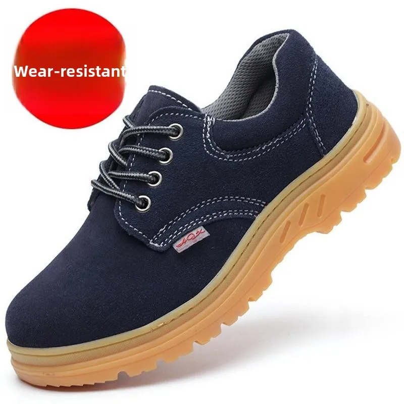 Men's Safety Shoes Anti-Extrusion Steel Toe Wear-Resistant Anti-Strike Reflective Bottom Labor Protection Shoes Comfortable
Men's Safety Shoes Anti-Extrusion Steel Toe Wear-Resistant Anti-Strike Reflective Bottom Labor Protection Shoes Comfortable