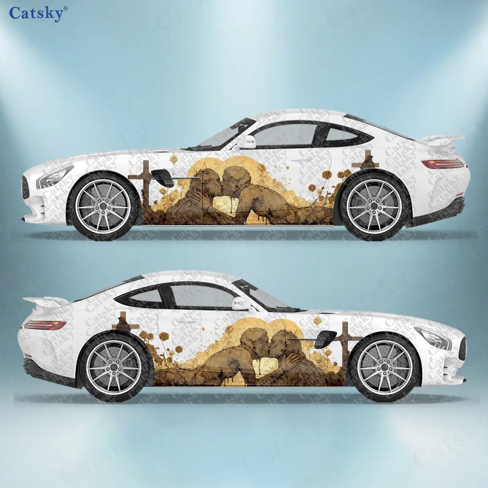 2pcs Stone Statues Embracing Car Side Sticker, Self-Adhesive PVC Waterproof & Scratch-Resistant Decal, Car Accessory & Gift
2pcs Stone Statues Embracing Car Side Sticker, Self-Adhesive PVC Waterproof & Scratch-Resistant Decal, Car Accessory & Gift