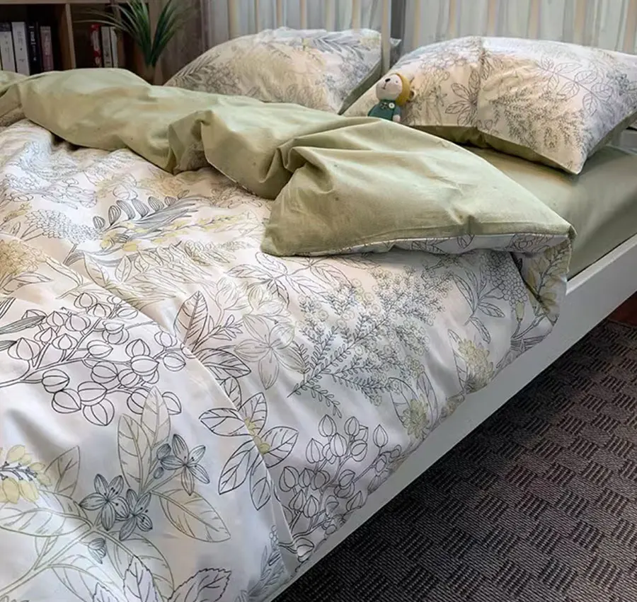 Fashion fresh green flower bedding set 1.2 1.5 1.8,twin full queen floral cotton home textile bed sheet pillow case quilt cover
Fashion fresh green flower bedding set 1.2 1.5 1.8,twin full queen floral cotton home textile bed sheet pillow case quilt cover