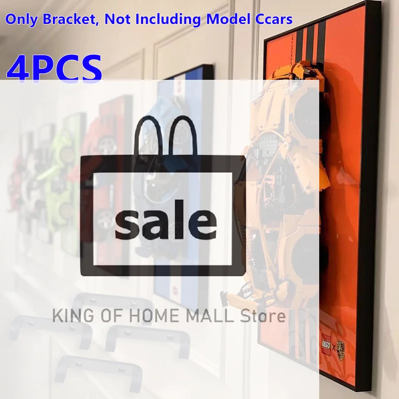 4Pcs Mount Firm Display Cars by Wheels on Wall Hanging Cars Display Rack Space-Saving Car Model Holder for MOC Car Models Toy
4Pcs Mount Firm Display Cars by Wheels on Wall Hanging Cars Display Rack Space-Saving Car Model Holder for MOC Car Models Toy