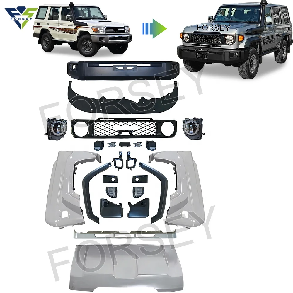 Upgrade Body Kit Car Bumper Cover Body Kit Headlight 2014 - For Toyota Land Cruiser 2024 to 2024 LC76 Body Kit
Upgrade Body Kit Car Bumper Cover Body Kit Headlight 2014 - For Toyota Land Cruiser 2024 to 2024 LC76 Body Kit