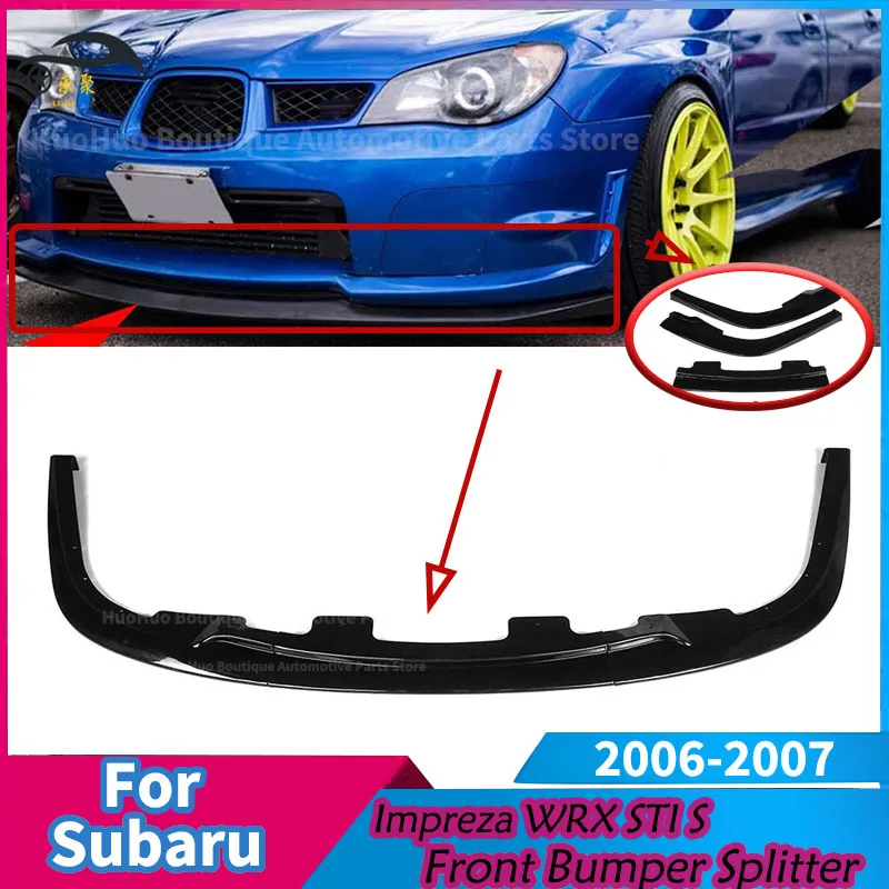 Car Front Bumper for Subaru Impreza WRX STI S204 2006-2007 Spoiler Splitter Diffuser Guard Protector Cover Body Kit Accessories
Car Front Bumper for Subaru Impreza WRX STI S204 2006-2007 Spoiler Splitter Diffuser Guard Protector Cover Body Kit Accessories