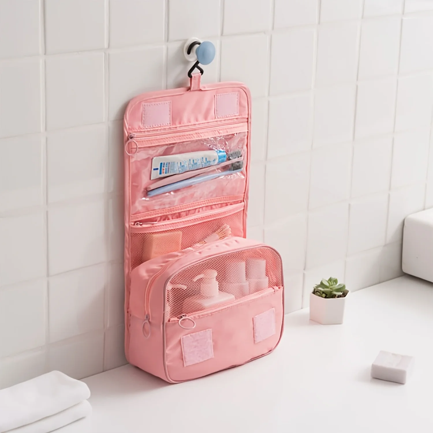 Waterproof Travel Cosmetic Bag - Wet & Dry compartments, Portable & Lightweight Makeup Organizer - Durable, Easy-Clean, Stylish
Waterproof Travel Cosmetic Bag - Wet & Dry compartments, Portable & Lightweight Makeup Organizer - Durable, Easy-Clean, Stylish