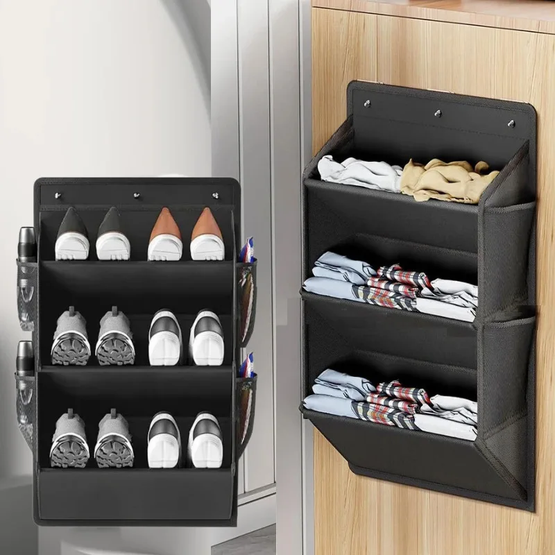 1Pc Rv Shoe Rack With Adhesive Tape Door Shoe Rack With Large Deep Pockets Suitable Small Space Wardrobe Storage Multi-purpose
1Pc Rv Shoe Rack With Adhesive Tape Door Shoe Rack With Large Deep Pockets Suitable Small Space Wardrobe Storage Multi-purpose