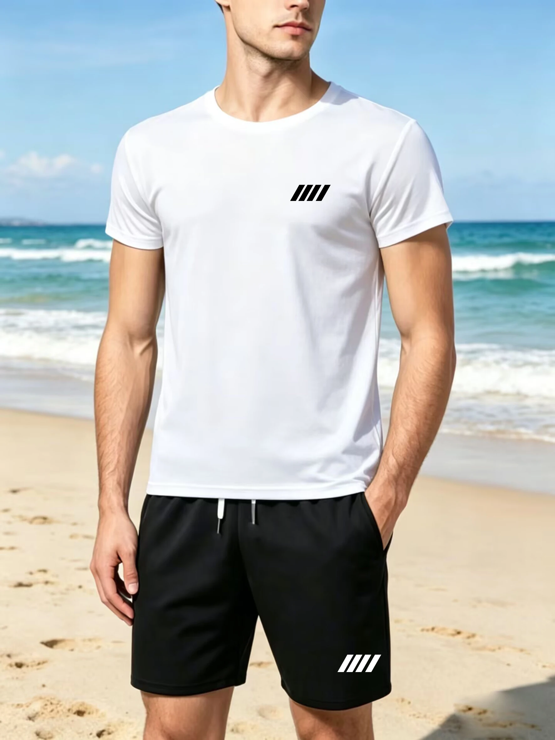 Breathable mesh, quick-drying sweat-absorbing T-shirt, comfortable and soft men's casual sports set of two pieces
Breathable mesh, quick-drying sweat-absorbing T-shirt, comfortable and soft men's casual sports set of two pieces