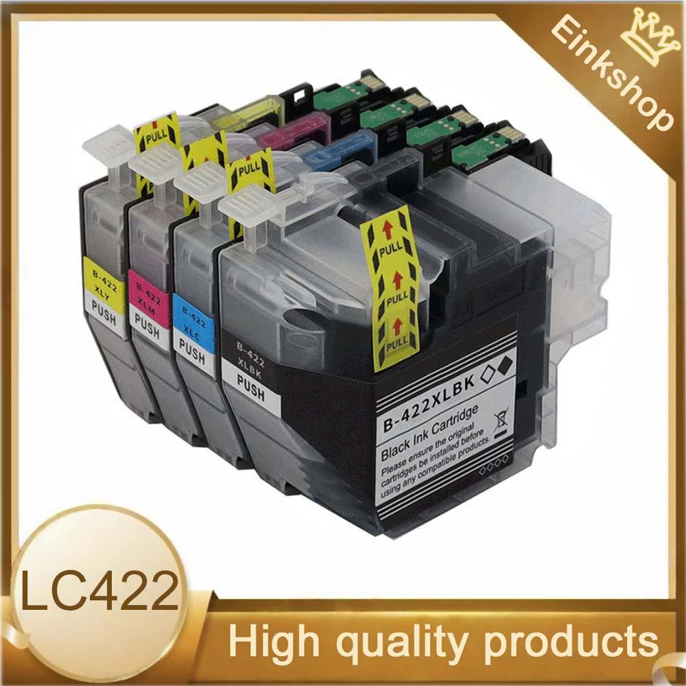 4PCS 422 LC422 LC 422 Compatible Ink cartridges 1set LC422 For Brother MFC-J5340DW J5345DW J5740DW J6540DW J6940DW printer
4PCS 422 LC422 LC 422 Compatible Ink cartridges 1set LC422 For Brother MFC-J5340DW J5345DW J5740DW J6540DW J6940DW printer