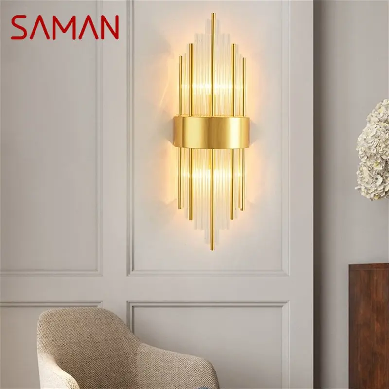 ·SAMAN Indoor Wall Lamp Sconces Modern LED Gold Lighting Fixture Decorative For Home Bedroom
·SAMAN Indoor Wall Lamp Sconces Modern LED Gold Lighting Fixture Decorative For Home Bedroom