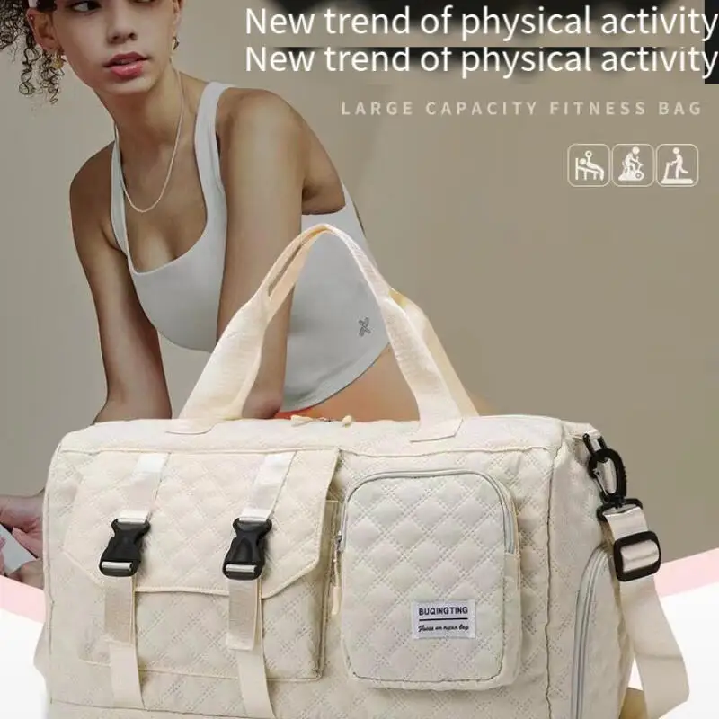 New Travel Bag Large Capacity Multifunctional One Shoulder Sports Bag Shoe Warehouse Simple Leisure Portable Crossbody Bag
New Travel Bag Large Capacity Multifunctional One Shoulder Sports Bag Shoe Warehouse Simple Leisure Portable Crossbody Bag