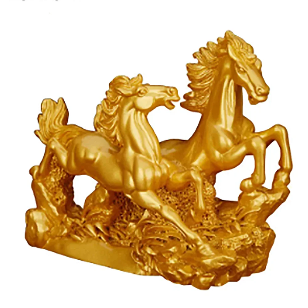15cm Resin Couple Horse Figurines Vintage Double Horse Crafts Creative Ornaments For Office Home Decoration Accessories
15cm Resin Couple Horse Figurines Vintage Double Horse Crafts Creative Ornaments For Office Home Decoration Accessories