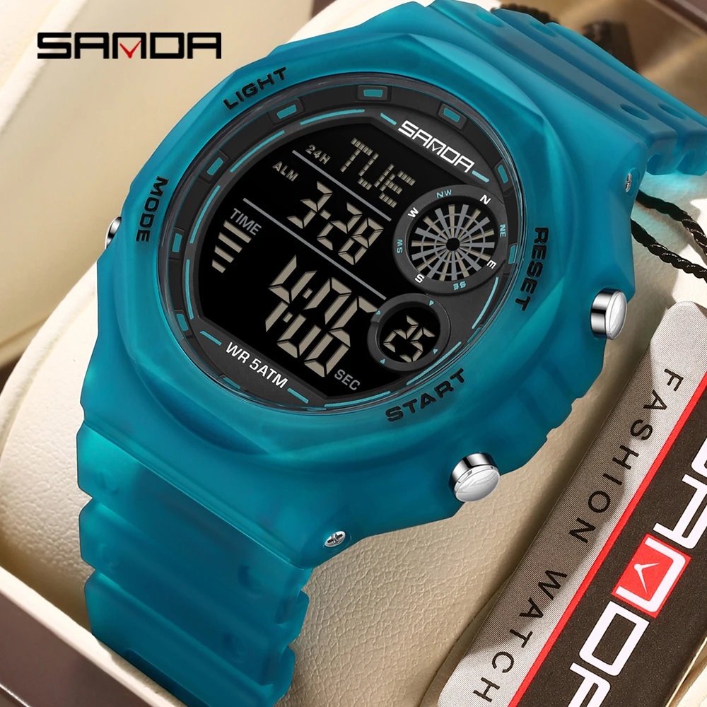 Fashion SANDA New 6259 Men's Electronic Watch Multifunctional Alarm Clock Waterproof LED Men's Electronic Watch
Fashion SANDA New 6259 Men's Electronic Watch Multifunctional Alarm Clock Waterproof LED Men's Electronic Watch