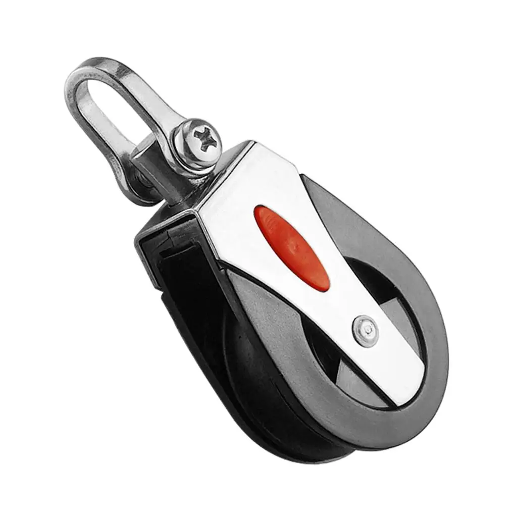 Nylon Boat Pulley Block Strong 316 Stainless Steel Marine Pulley for Sailboat Equipment and Boating Gear
Nylon Boat Pulley Block Strong 316 Stainless Steel Marine Pulley for Sailboat Equipment and Boating Gear