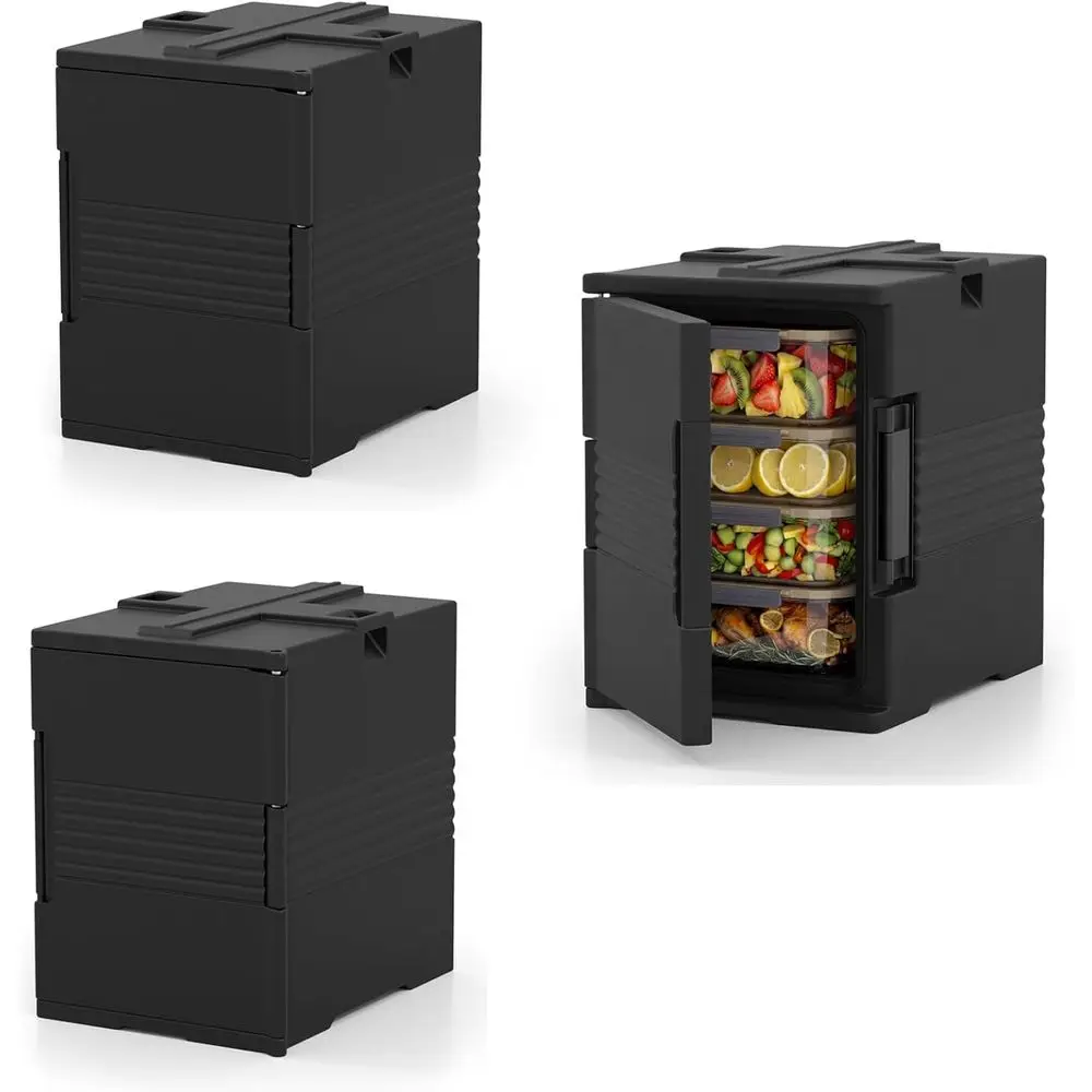 Front Loading Insulated Food Warmer Cooler with Door Shelves and Sealing Strips, Stackable Hot Box for Outdoor Catering Events (
Front Loading Insulated Food Warmer Cooler with Door Shelves and Sealing Strips, Stackable Hot Box for Outdoor Catering Events (