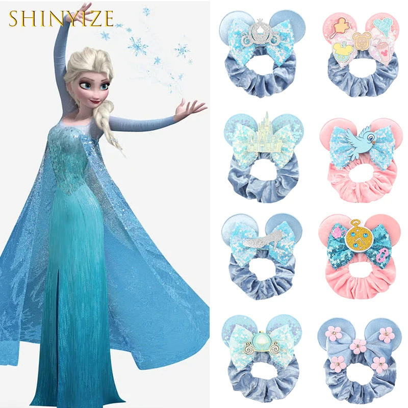New Popular Disney Cartoon Mouse Ears Hair Scrunchies Girls Sequins 4"Bows Headband Women Velvet DIY Hair Accessories Cute Gift
New Popular Disney Cartoon Mouse Ears Hair Scrunchies Girls Sequins 4"Bows Headband Women Velvet DIY Hair Accessories Cute Gift