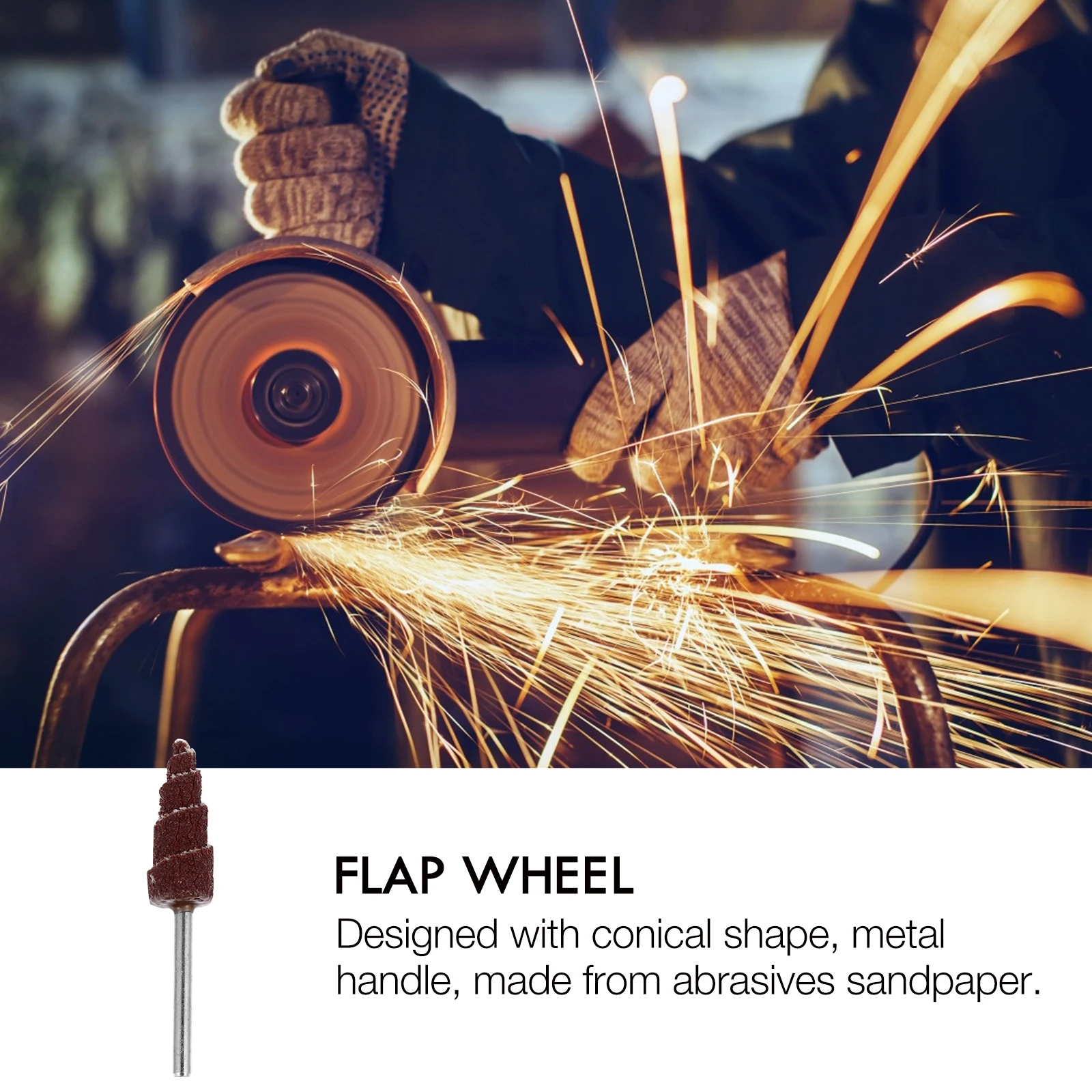 20 Pcs Grinding Head Rotary Tool Oscillating Sanding Pad Emery Cloth Polishing Wheel Flap Deburring Professional Use Long
20 Pcs Grinding Head Rotary Tool Oscillating Sanding Pad Emery Cloth Polishing Wheel Flap Deburring Professional Use Long