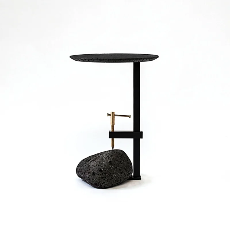Natural travertine art side table simple living room sofa side table small
Natural travertine art side table simple living room sofa side table small