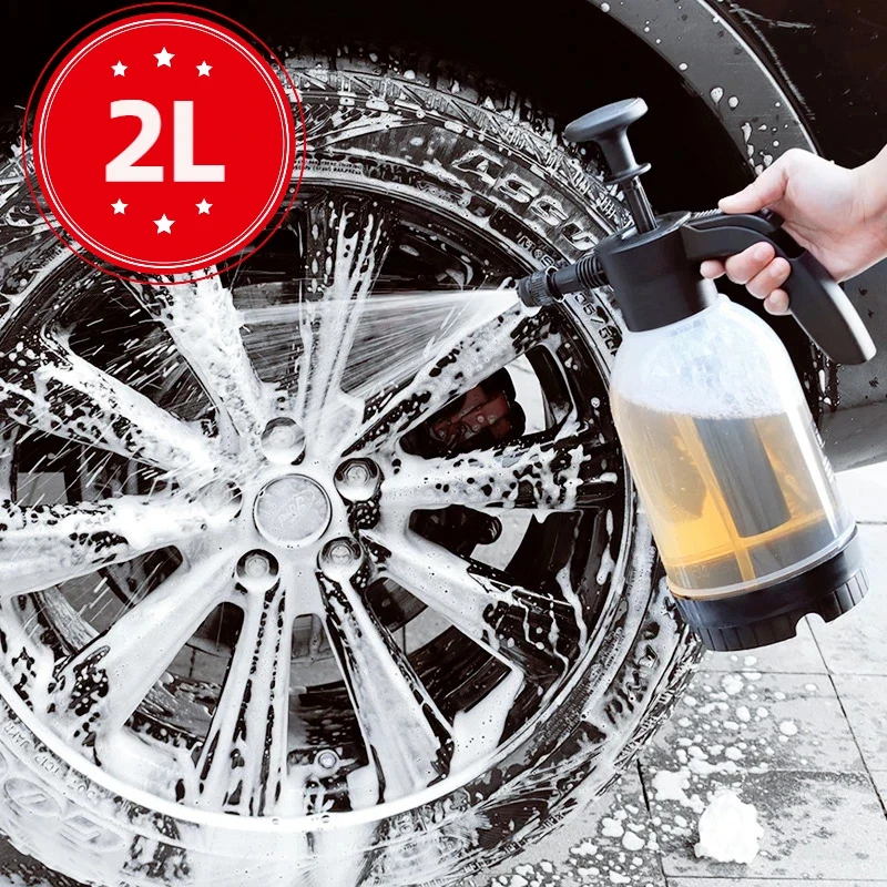 2L Manual Pressure Sprayer for Car Wash & Gardening, Handheld Foam Spray Bottle with Adjustable Nozzle Multi-PurposeWatering Can
2L Manual Pressure Sprayer for Car Wash & Gardening, Handheld Foam Spray Bottle with Adjustable Nozzle Multi-PurposeWatering Can