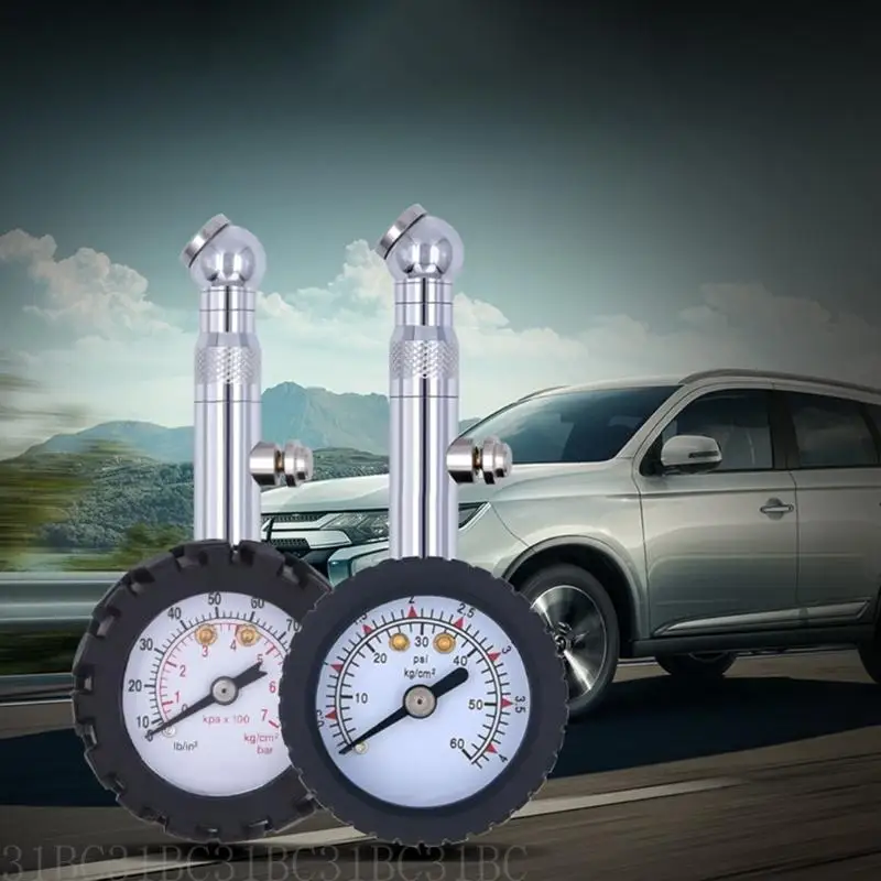 652F 60psi/100psi Car Tyre Pressure Checker Tire Pressure Gauge Large Dial Air Pressure Gauge for Motorbike Car Trucks SUV
652F 60psi/100psi Car Tyre Pressure Checker Tire Pressure Gauge Large Dial Air Pressure Gauge for Motorbike Car Trucks SUV