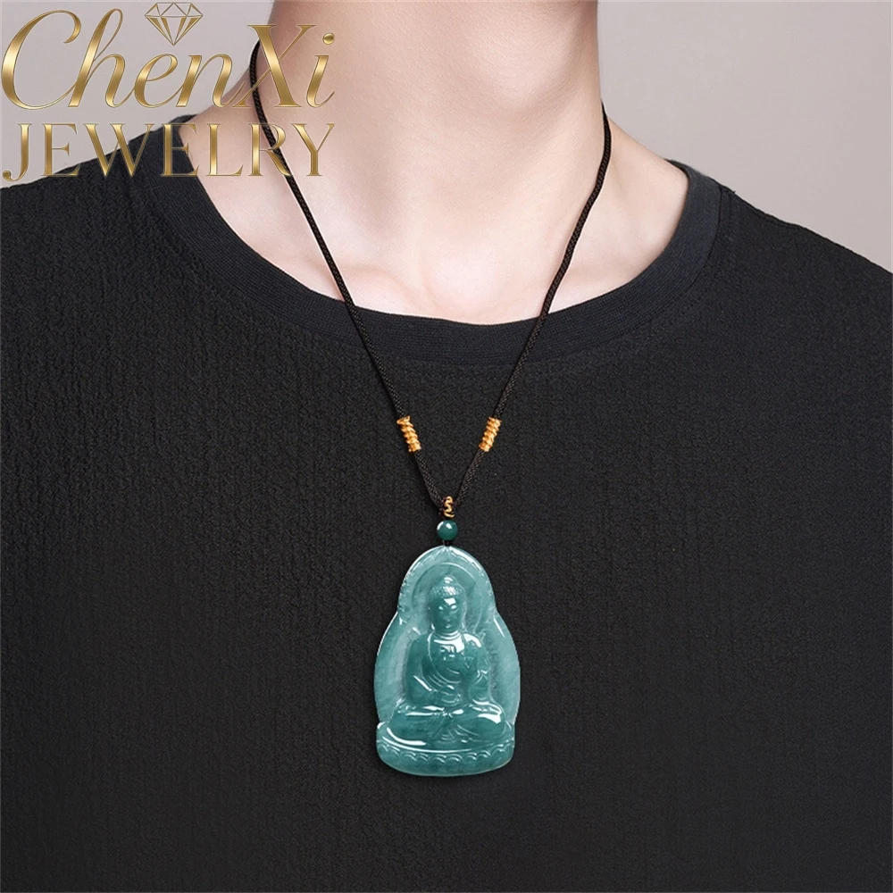 High-end Natural Blue Water Jadeite Buddha Statue Pendant Luxury Quality Fashion Fine Jewelry Amulets And Mascots Exquisite Gif
High-end Natural Blue Water Jadeite Buddha Statue Pendant Luxury Quality Fashion Fine Jewelry Amulets And Mascots Exquisite Gif