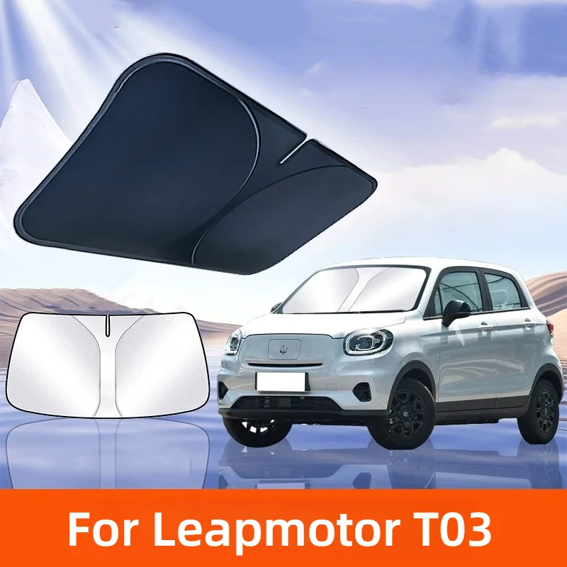 For Leapmotor T03 Car Sun Viso Front Window Windshield Sunshade Heat Insulation Summer Sun UV Protection Auto Accessories
For Leapmotor T03 Car Sun Viso Front Window Windshield Sunshade Heat Insulation Summer Sun UV Protection Auto Accessories