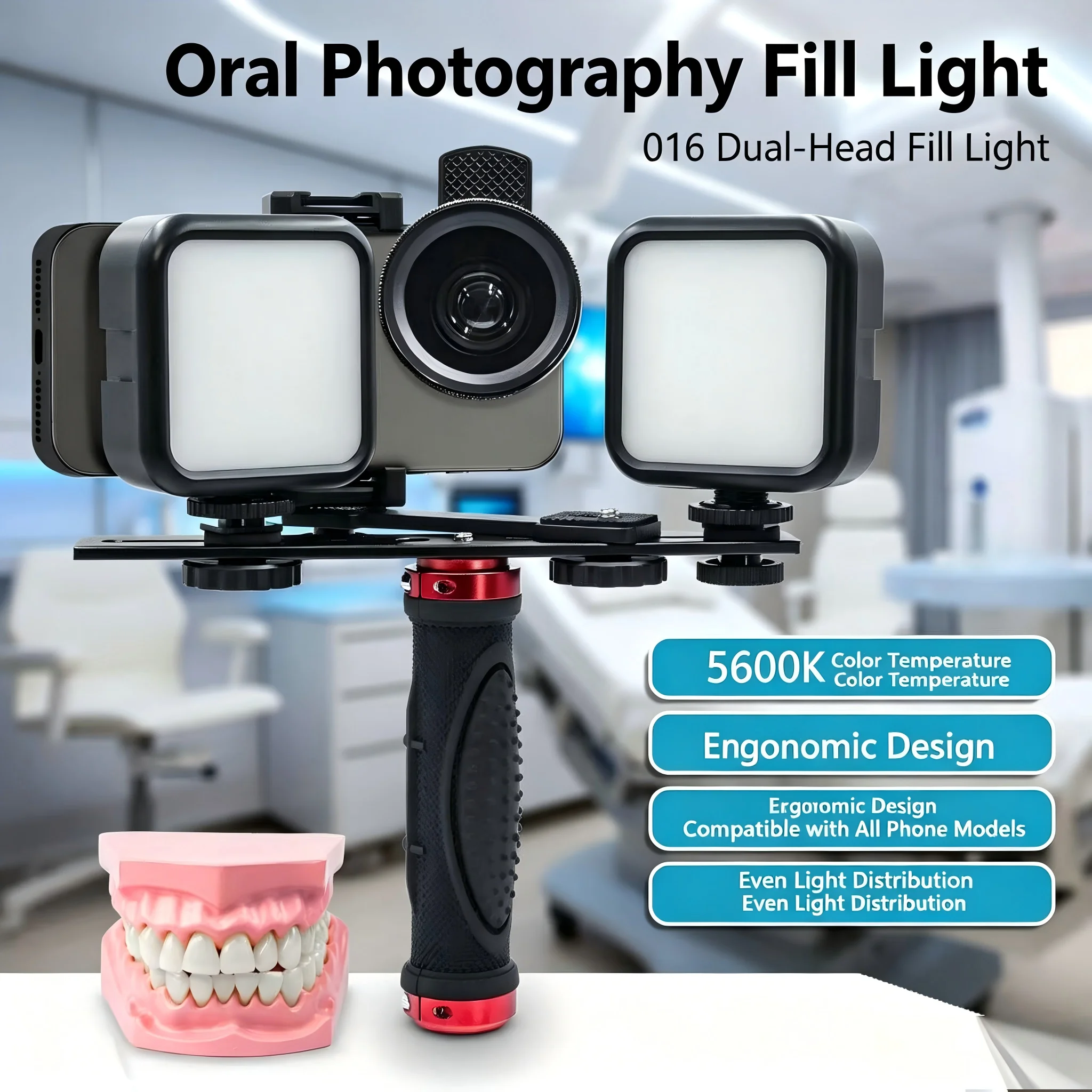 Portable Dental Photography Light Kit Bluetooth Mobile Phone High Definition Oral Dentistry Flashlight for Filling Shooting
Portable Dental Photography Light Kit Bluetooth Mobile Phone High Definition Oral Dentistry Flashlight for Filling Shooting