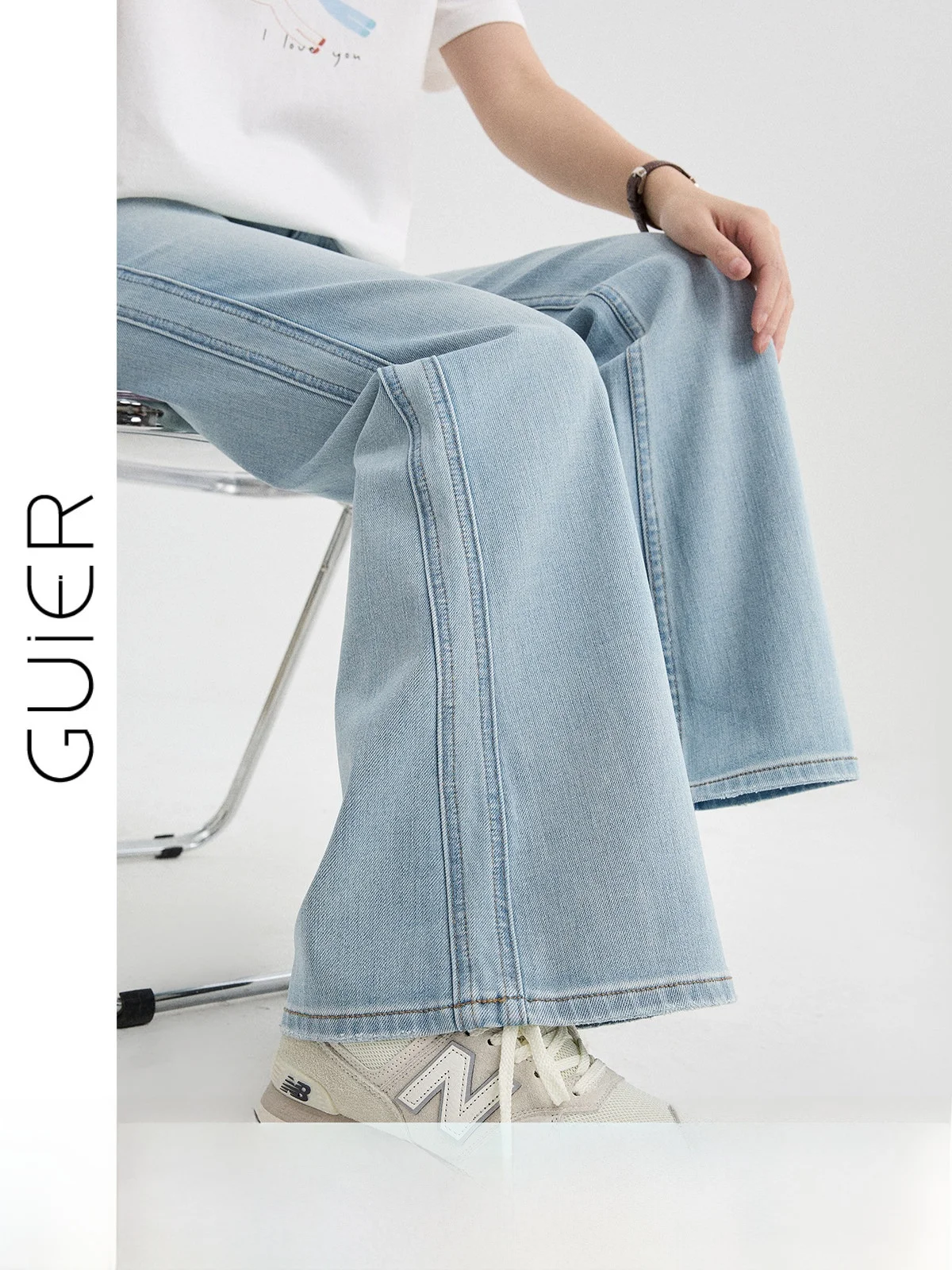 Light Blue Women's Micro-flared Jeans Casual High-waist Slim Fit Spring Summer New Style Versatile Casual Wide Leg Pants
Light Blue Women's Micro-flared Jeans Casual High-waist Slim Fit Spring Summer New Style Versatile Casual Wide Leg Pants