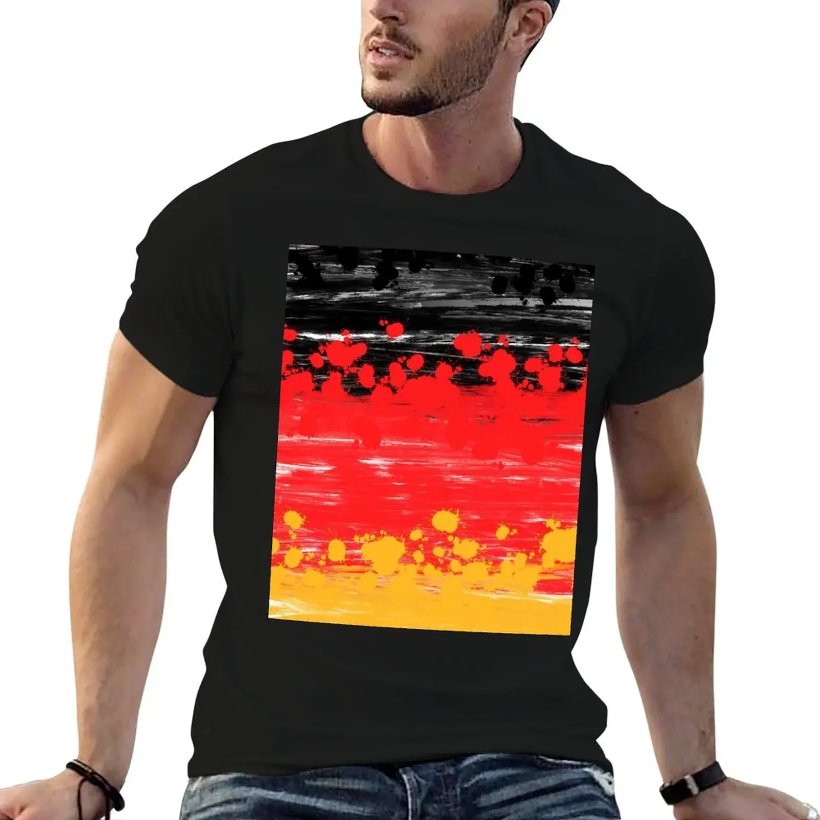 Germany Colors, German Flag, Splash, Splatter T-Shirt new edition cute tops plus size tops mens graphic t-shirts hip hop
Germany Colors, German Flag, Splash, Splatter T-Shirt new edition cute tops plus size tops mens graphic t-shirts hip hop