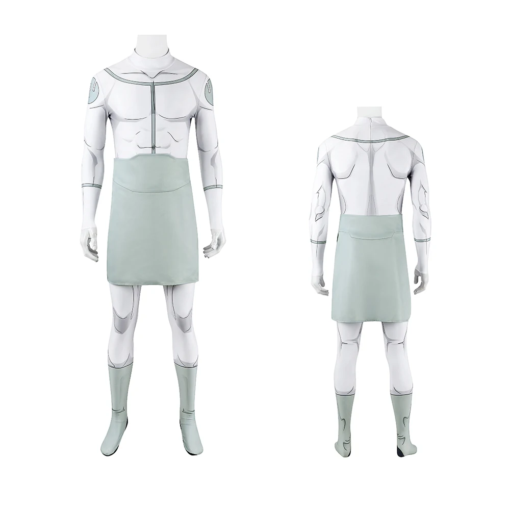 Invincible Viltrumite Mark Cosplay Costume Mens Grey White Battle Suit Jumpsuit Apron Outfit Uniform for Halloween Party
Invincible Viltrumite Mark Cosplay Costume Mens Grey White Battle Suit Jumpsuit Apron Outfit Uniform for Halloween Party