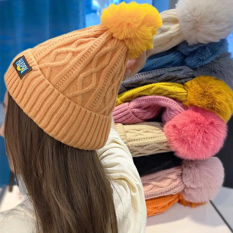 New Women Warm Wool Knitted Hat High Quality Winter Warm Bonnet Solid Color Skullies Beanies Outdoor Riding Windproof Knit Cap
New Women Warm Wool Knitted Hat High Quality Winter Warm Bonnet Solid Color Skullies Beanies Outdoor Riding Windproof Knit Cap