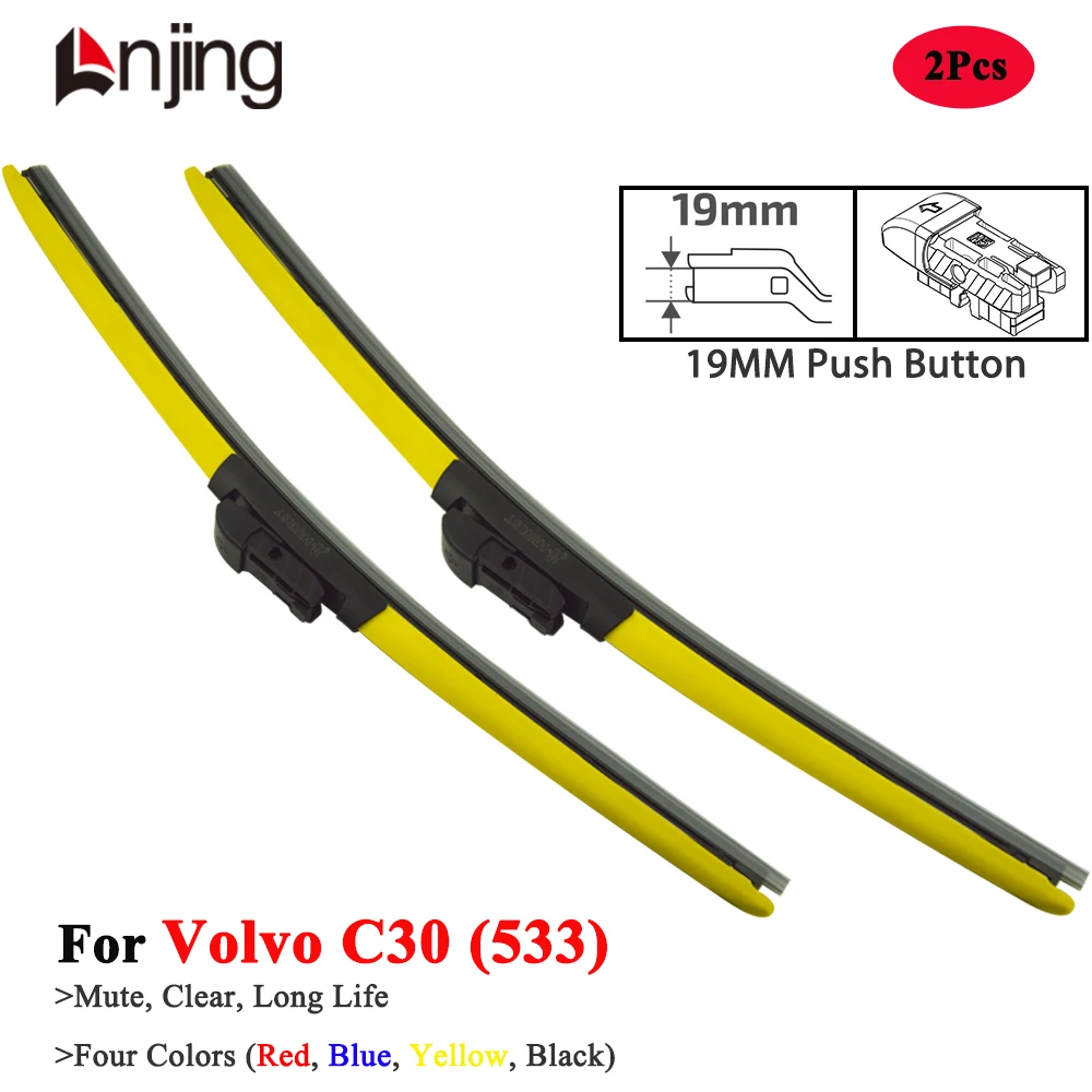 LNJING Colorful Wiper Blades For Volvo C30 R Design 533 Hatchback 2006 2008 2010 2011 2012 2013 Car Accessories Replacement Part
LNJING Colorful Wiper Blades For Volvo C30 R Design 533 Hatchback 2006 2008 2010 2011 2012 2013 Car Accessories Replacement Part