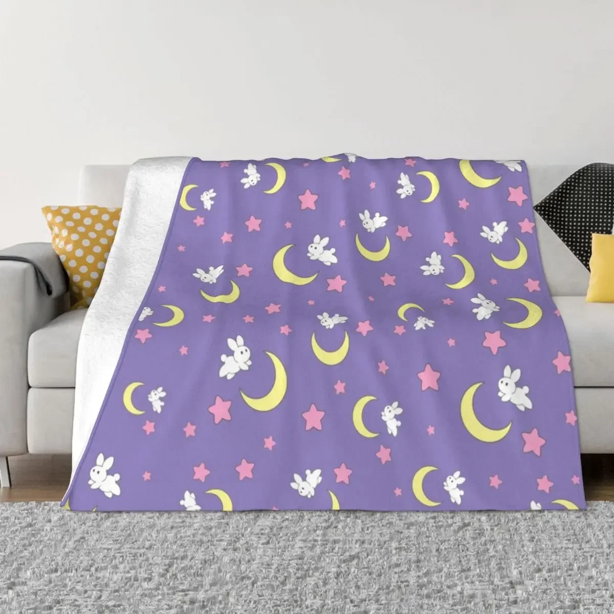 Одеяло в виде кролика из Луны модное тонкое Клетчатое одеяло
Одеяло в виде кролика из Луны модное тонкое Клетчатое одеяло