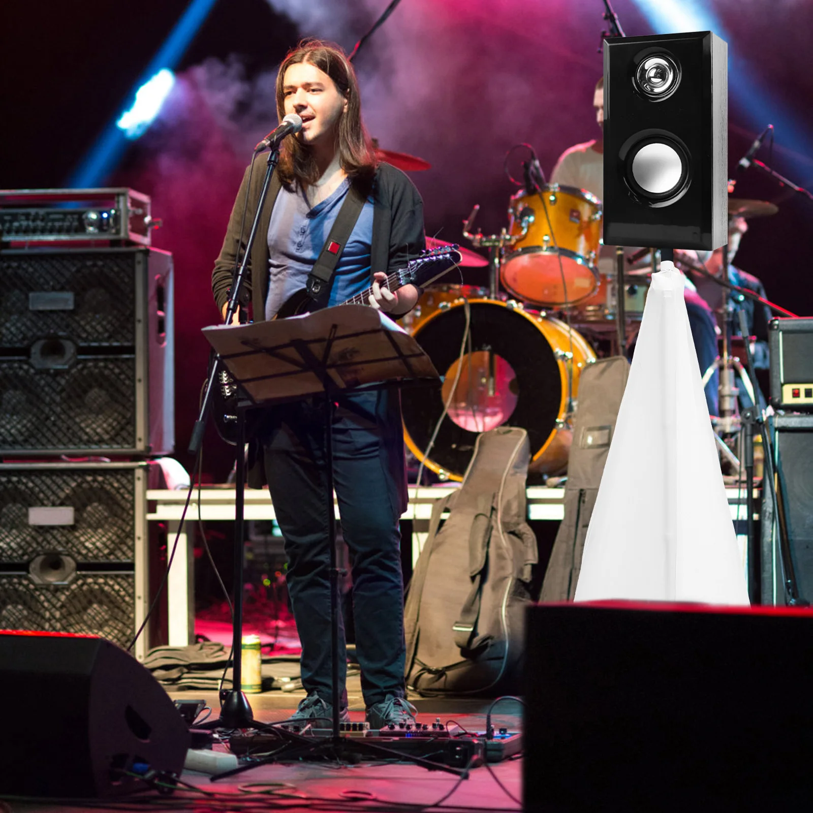 Speaker Stand Cover Polyester Reusable Durable Stage Accessory For Live Show Band Use Tool Shading Protection Cover
Speaker Stand Cover Polyester Reusable Durable Stage Accessory For Live Show Band Use Tool Shading Protection Cover