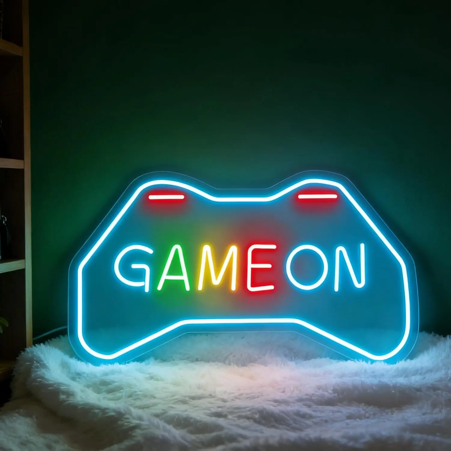 GAME ON LED Neon Sign USB Powered Neon Light for Studio Bar Video Game Party Gaming Room Bedroom Decoration Art Wall Light
GAME ON LED Neon Sign USB Powered Neon Light for Studio Bar Video Game Party Gaming Room Bedroom Decoration Art Wall Light