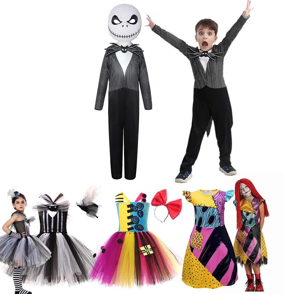 New Halloween Costume for Boys The Nightmare Before Christmas Cosplay Sets with Mask Jack Suit and Pants Carnival Party Outfits
New Halloween Costume for Boys The Nightmare Before Christmas Cosplay Sets with Mask Jack Suit and Pants Carnival Party Outfits