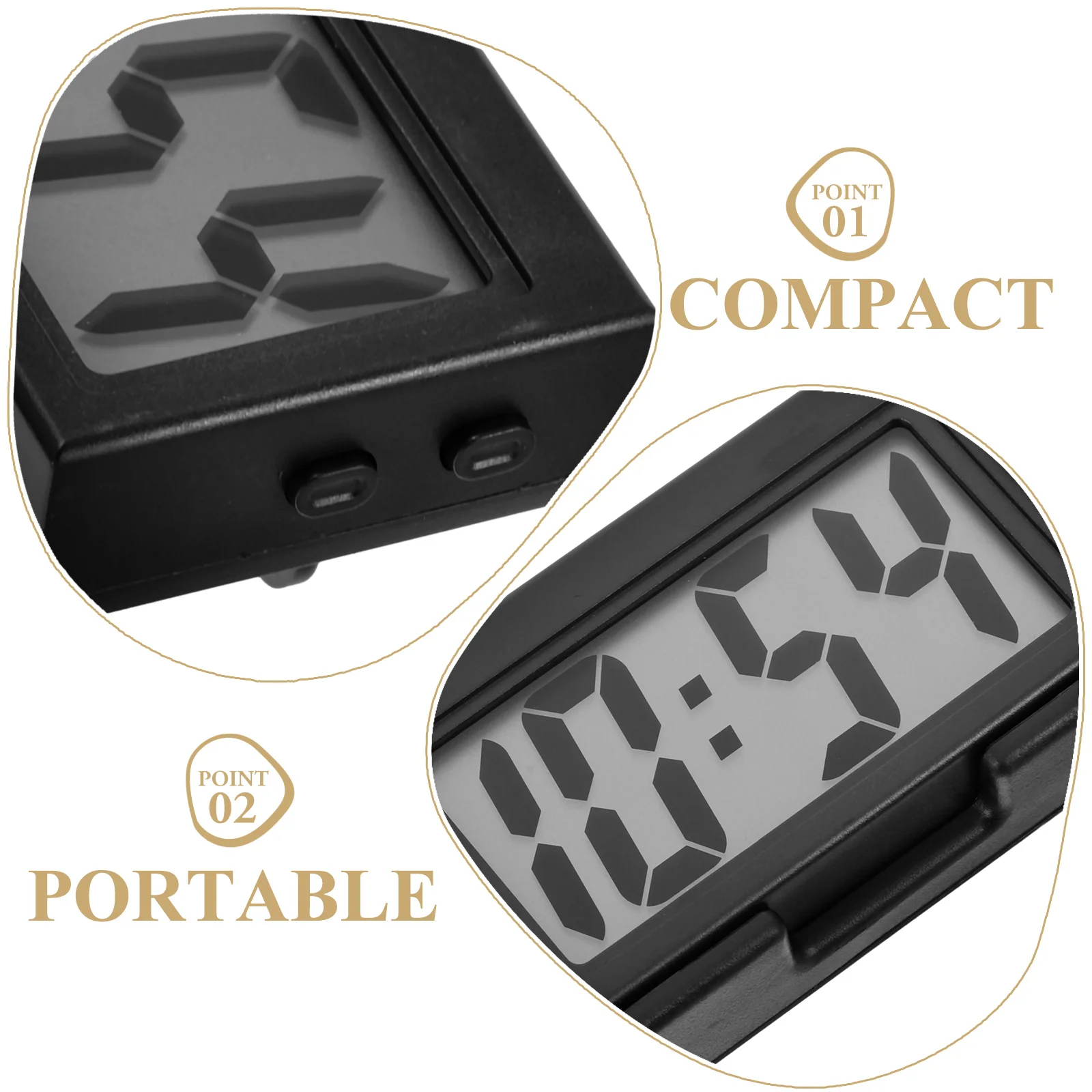 s Car Dashboard Mini Digital Desk Clock for Dash Black Auto Tiny Vehicle Small Clock Multifunction Compact Design Easy
s Car Dashboard Mini Digital Desk Clock for Dash Black Auto Tiny Vehicle Small Clock Multifunction Compact Design Easy